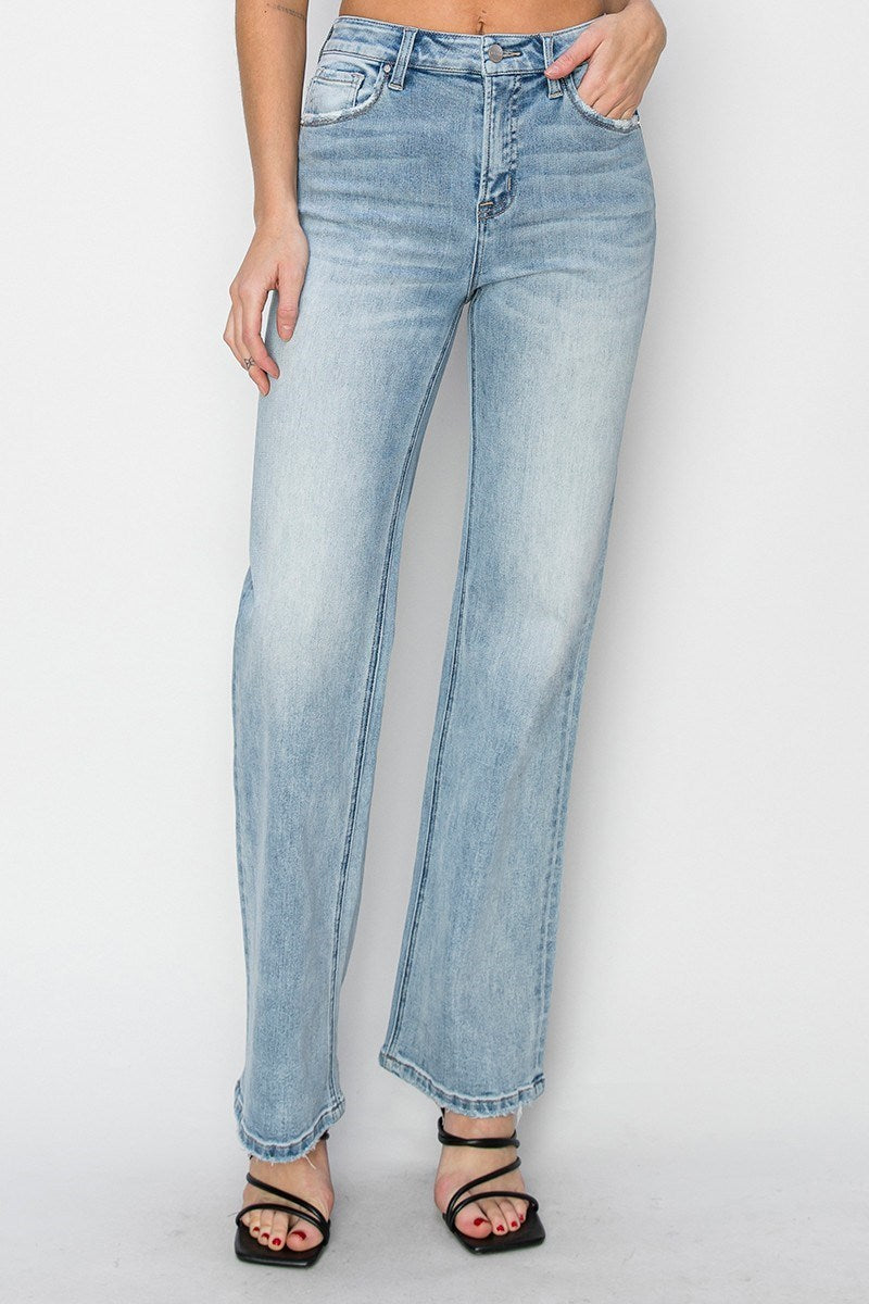 The Kaylee: High Rise Straight Jeans