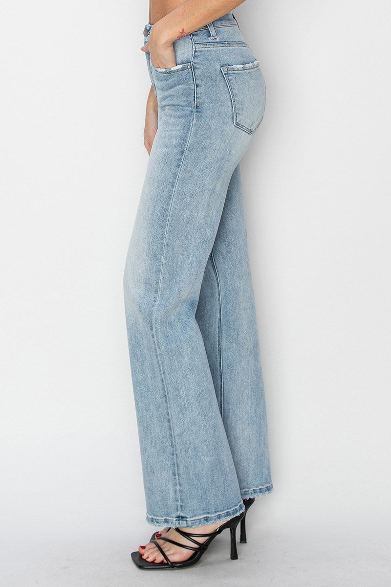 The Kaylee: High Rise Straight Jeans