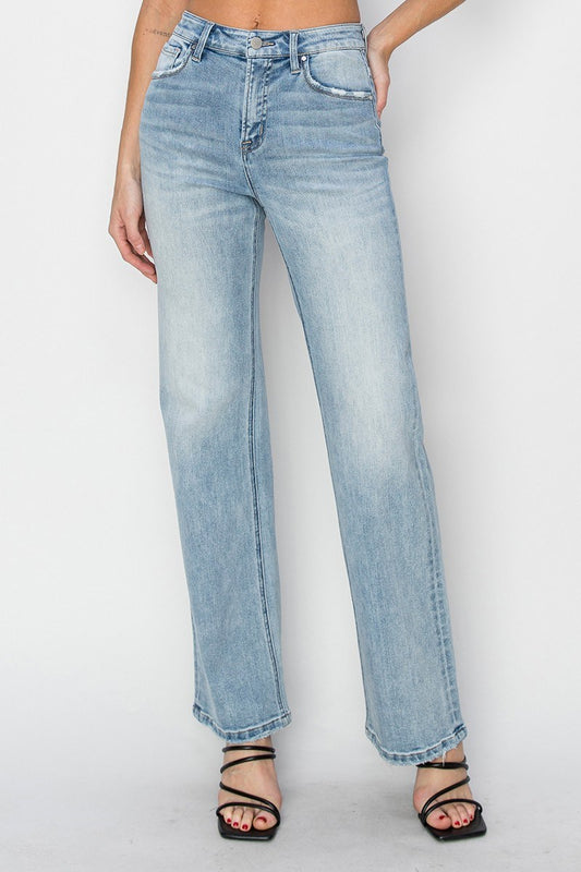 The Kaylee: High Rise Straight Jeans