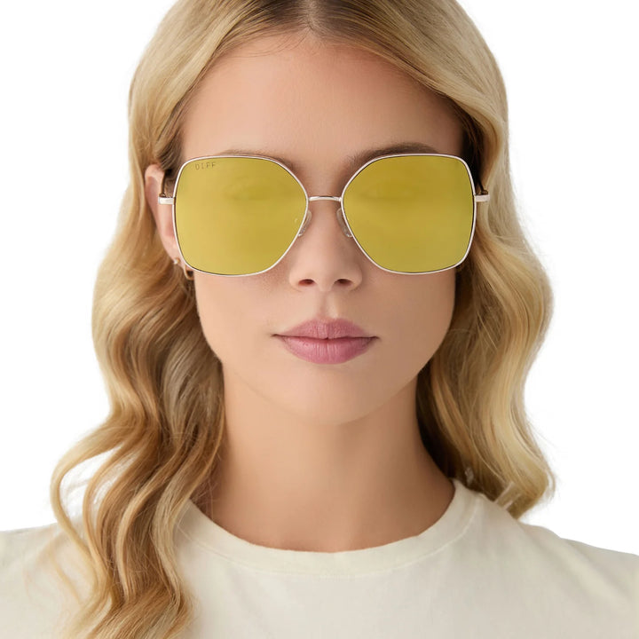 Iris - Gold + Brilliant Gold Mirror