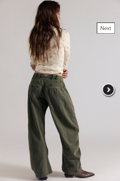 Spotlight Washed Trouser - Dusty Olive