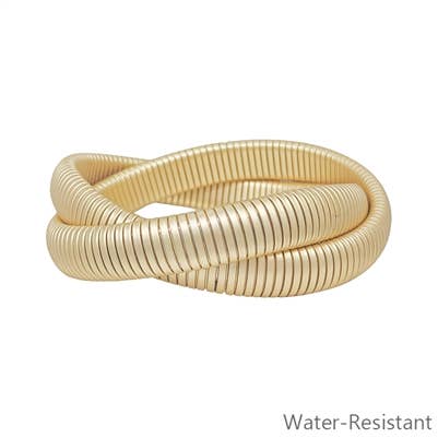 Twisted Bracelet - Matte Gold