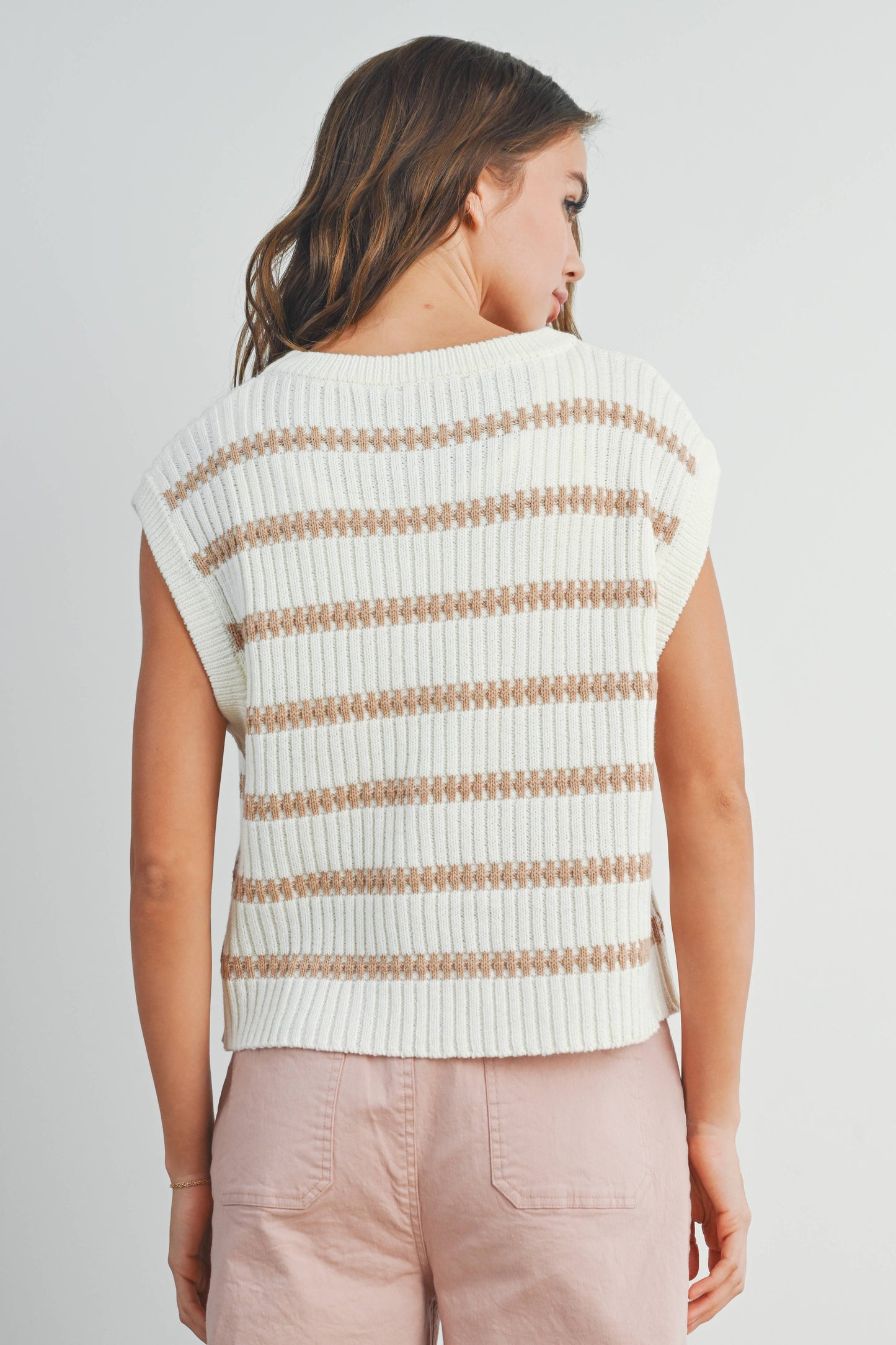 The Sienna Striped Knit Tank