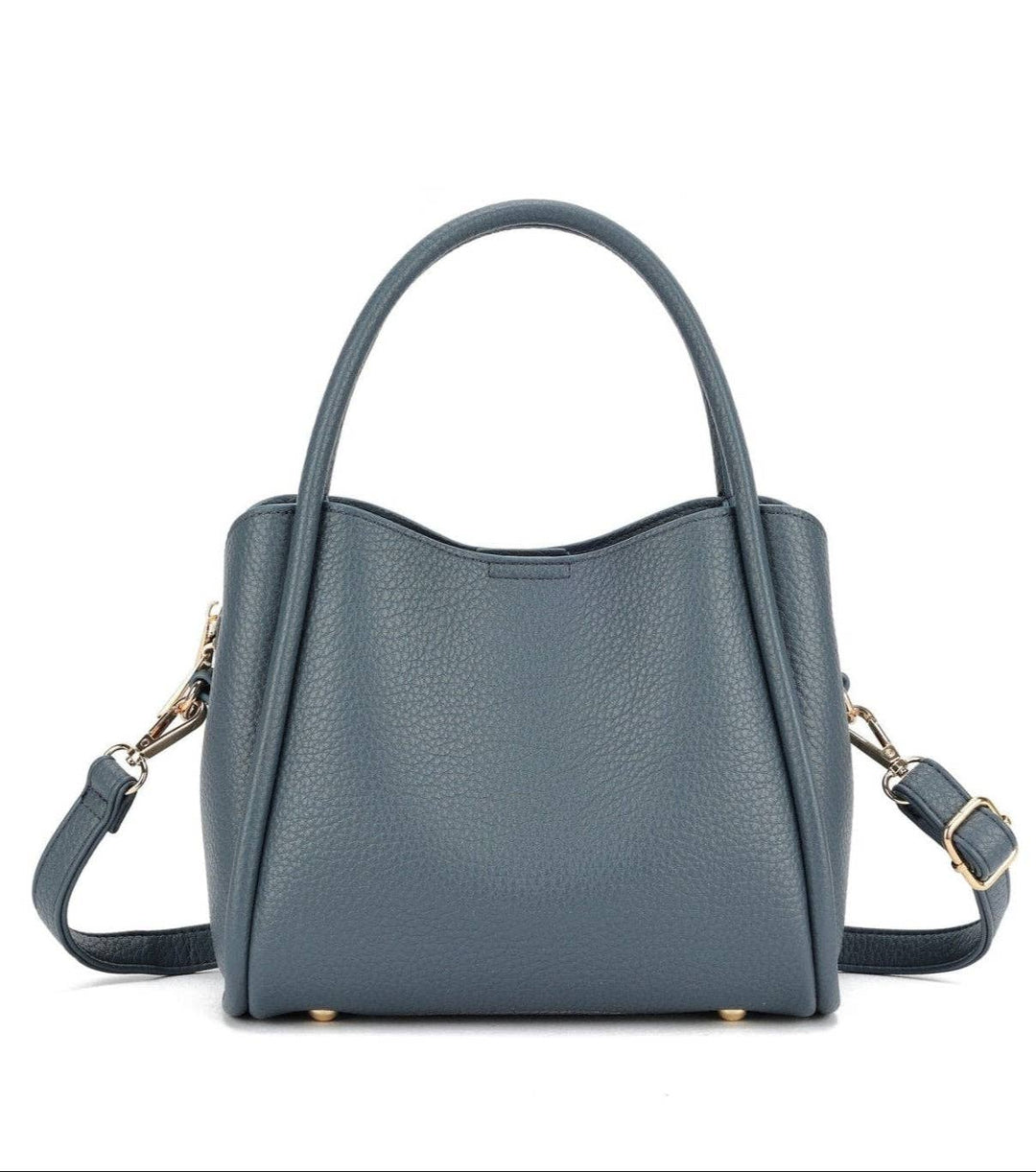 Clara 3 Compartment Satchel/Crossbody Bag