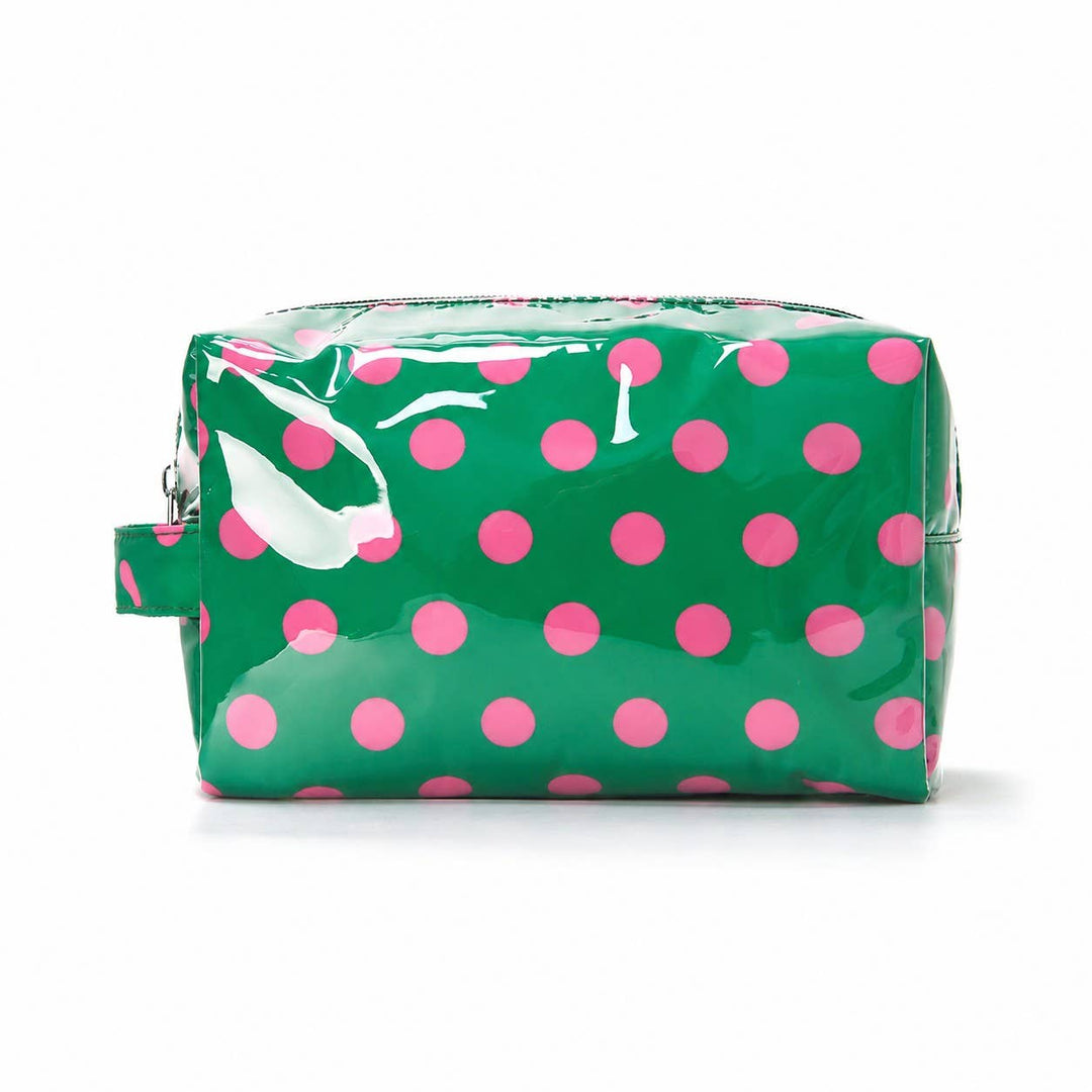Polka Dot Waterproof Cosmetic Pouch