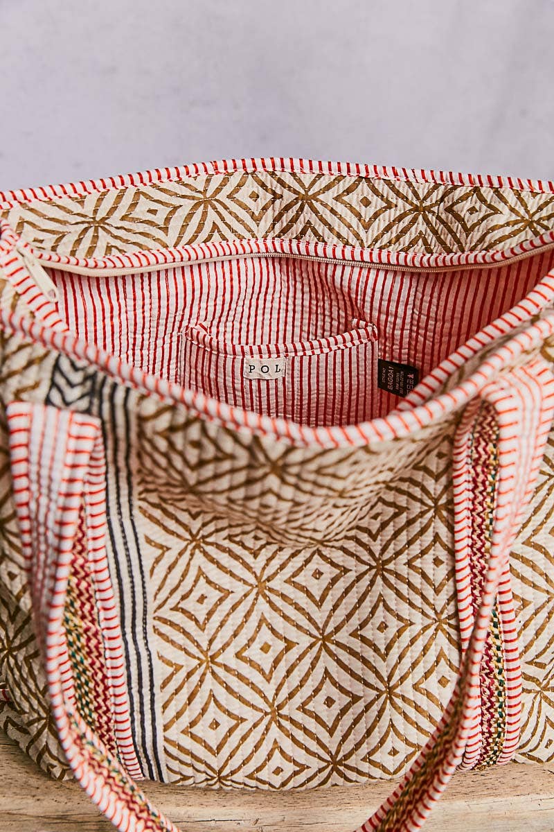 Wanderloom Quilted Boho Tote