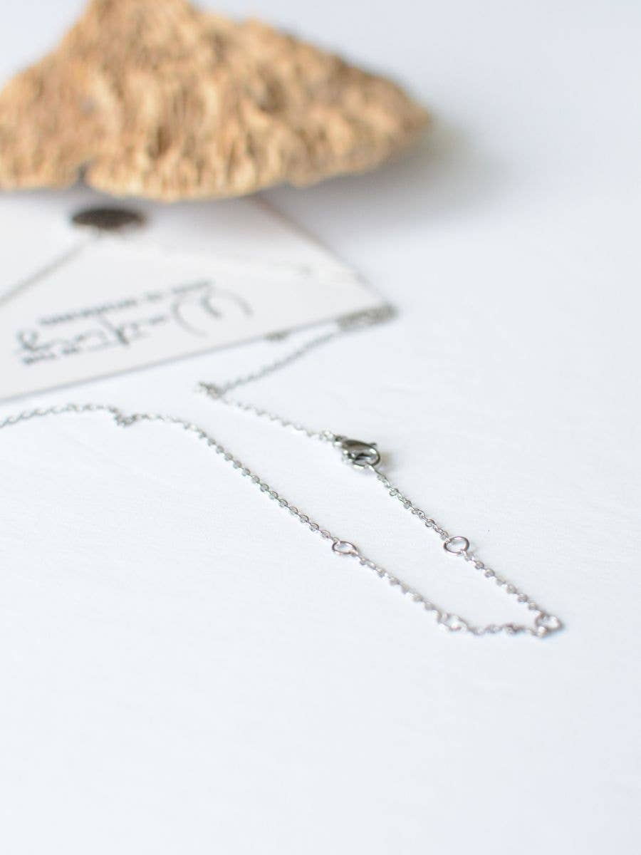 God is Working - Hammered Necklace