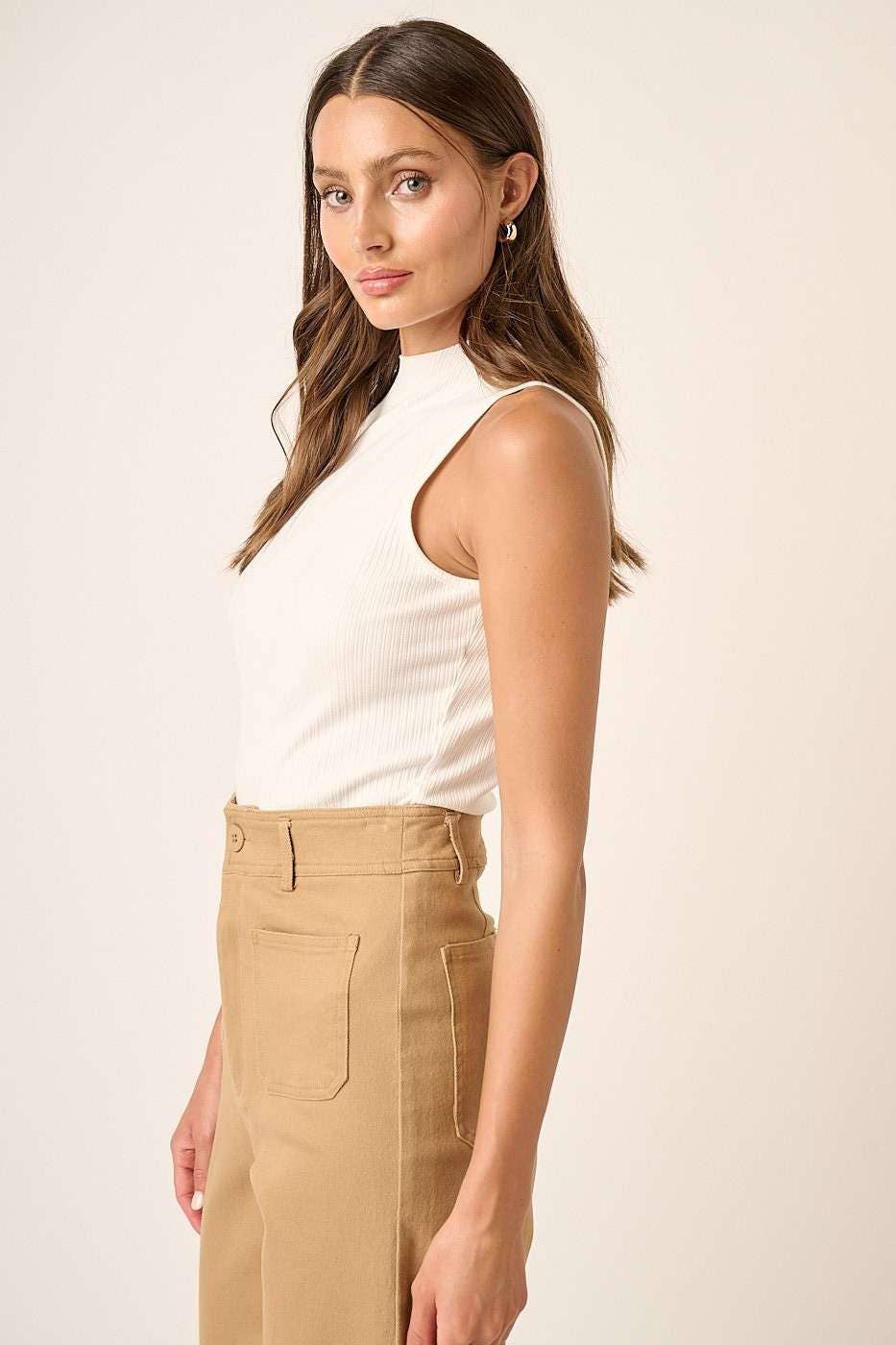 The Edge Ribbed Sleeveless Top