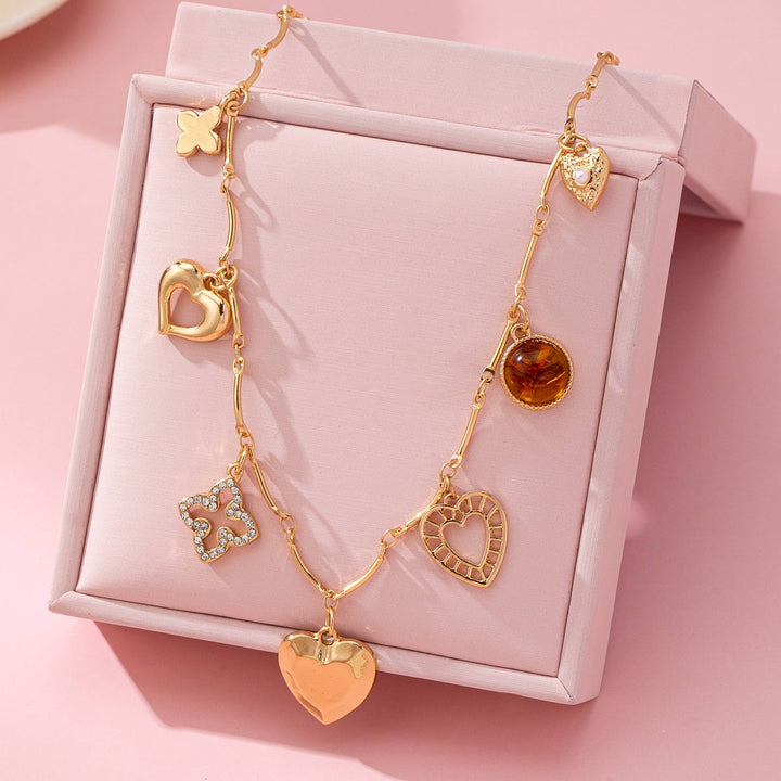 Friendship Charm Bar-Link Necklace