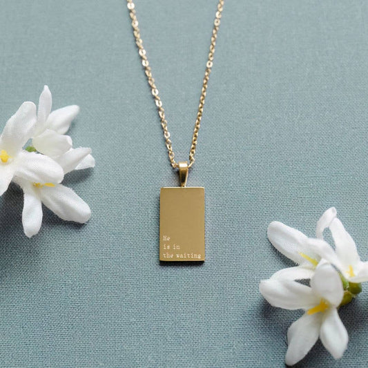He is in the waiting - 18k Gold