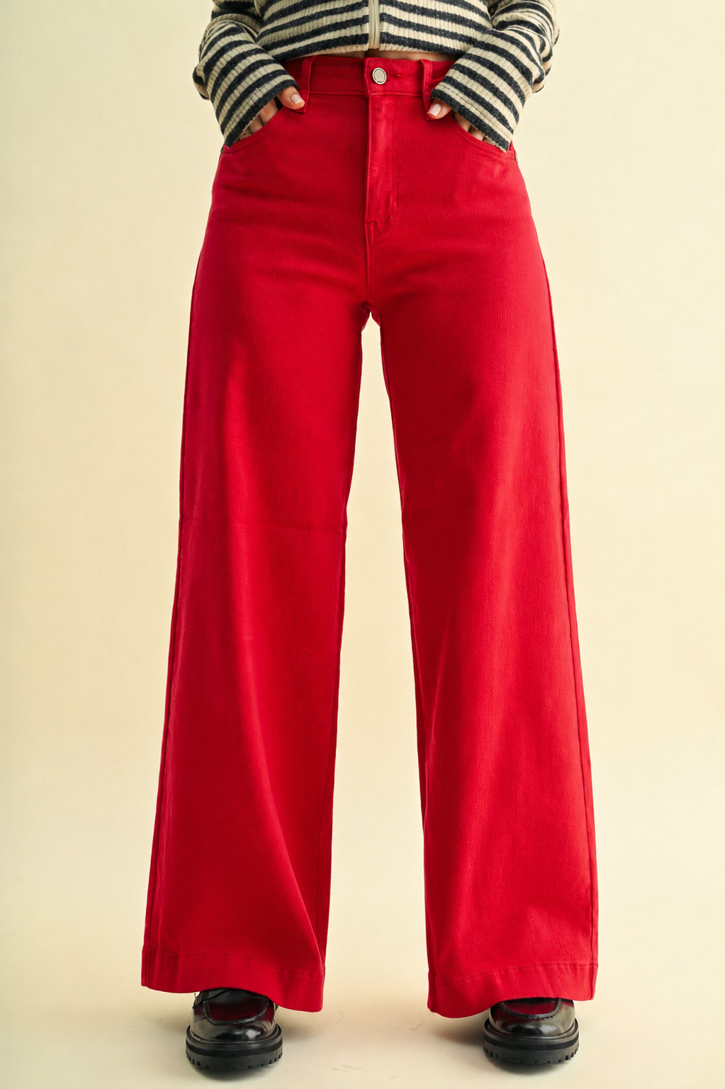 Jenny Clean Hem Full Length Wide Leg