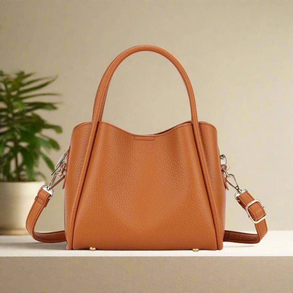 Clara 3 Compartment Satchel/Crossbody Bag