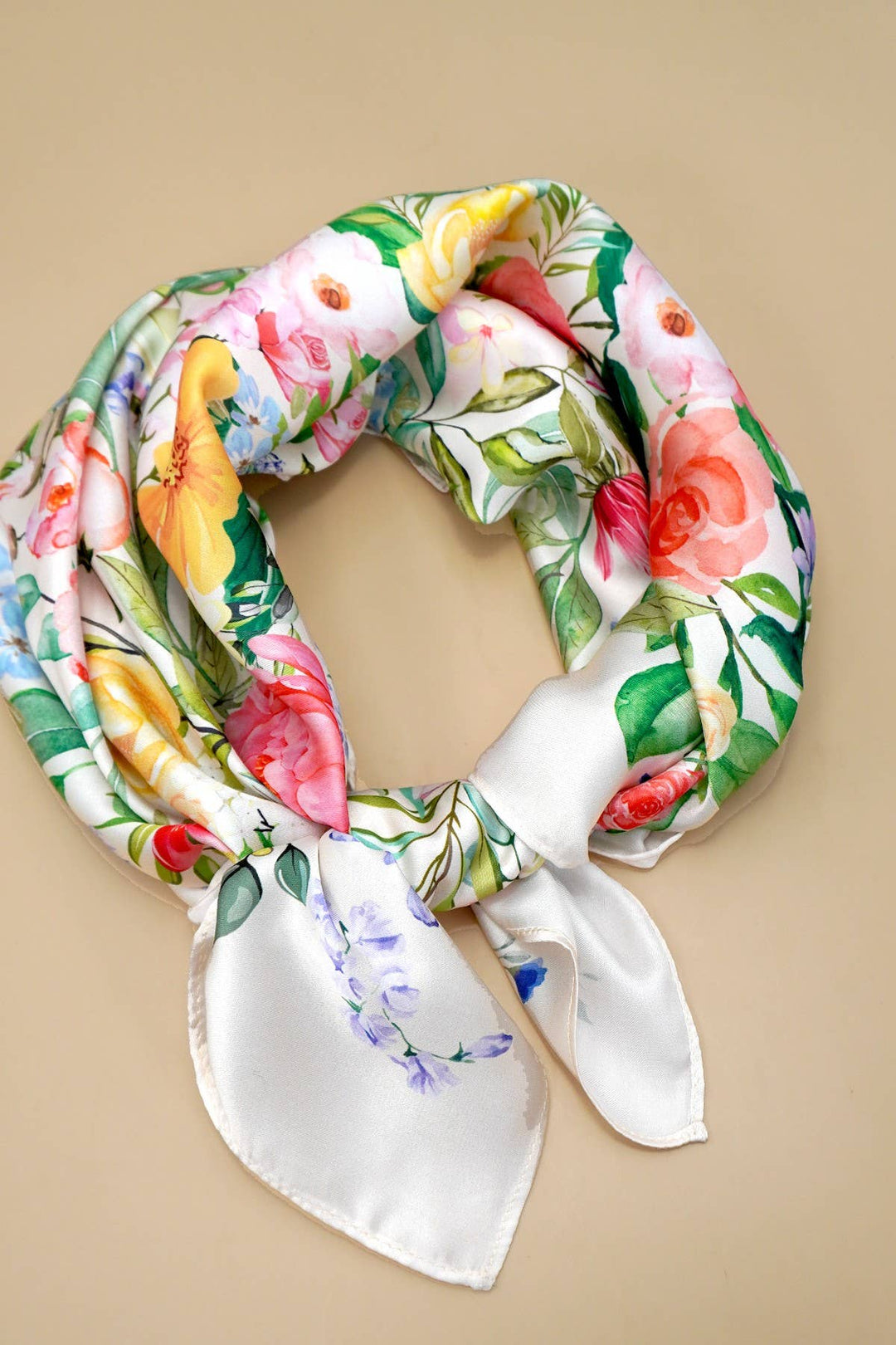 Vibrant Pink Bandana Scarf