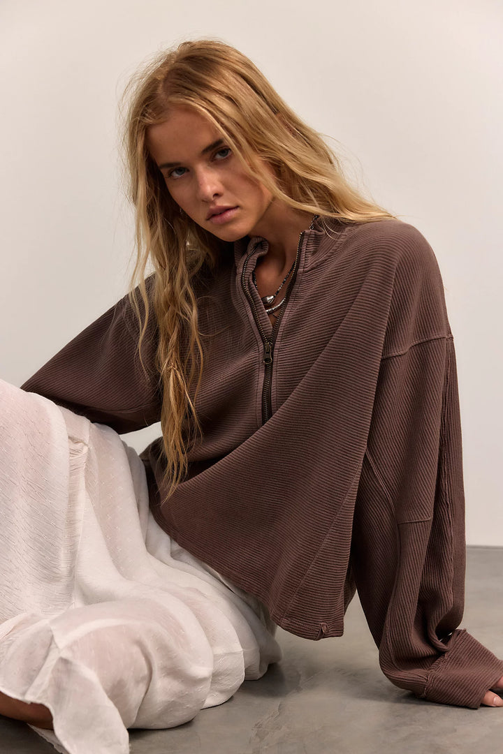 FP Celeste Quarterzip - Mochachinno