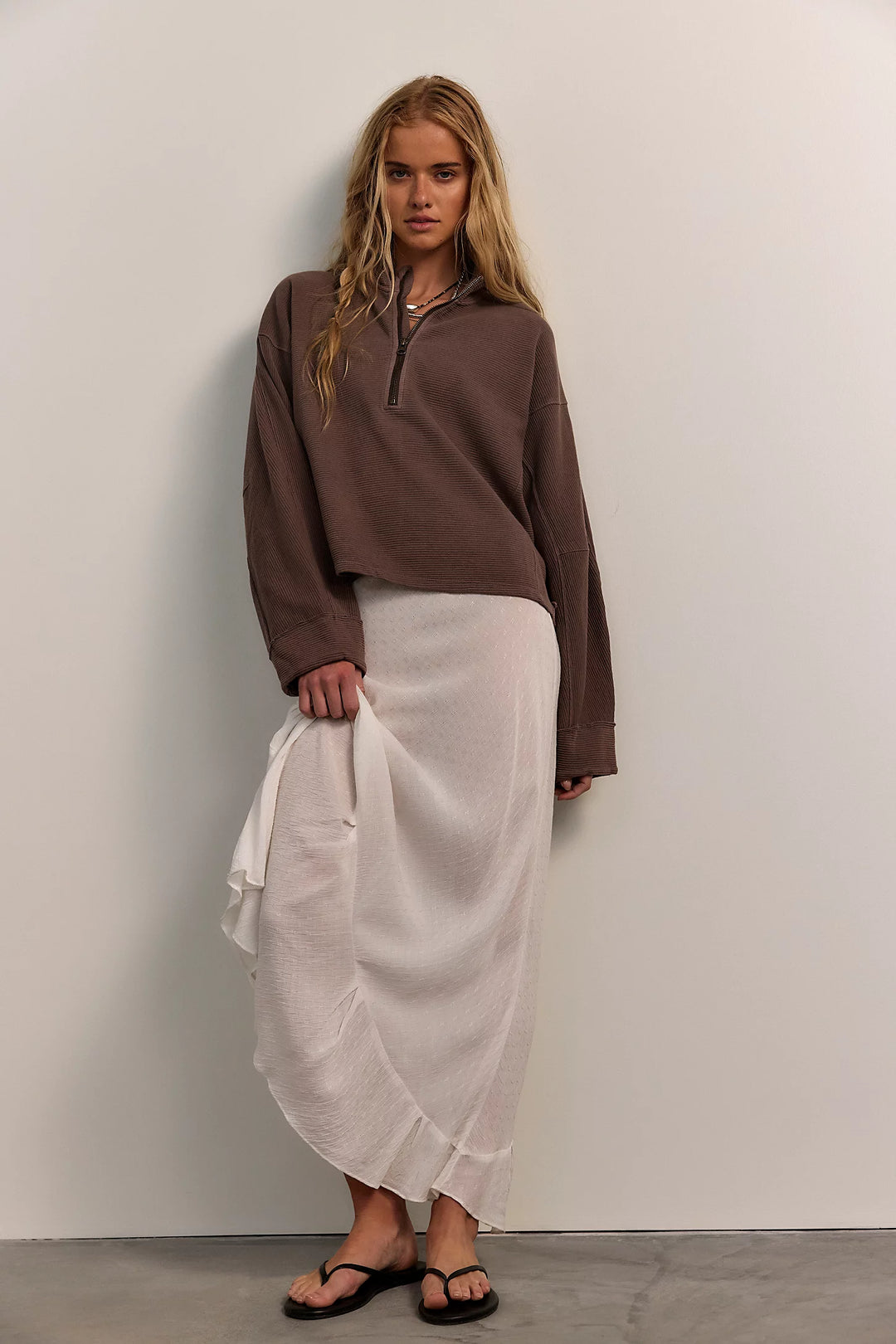FP Celeste Quarterzip - Mochachinno