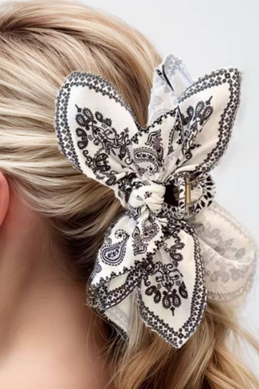 Paisley Boho Vintage Hair Clip