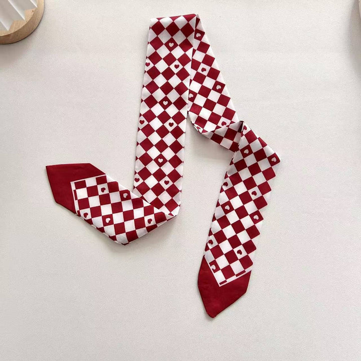 Minimalist Red Scarf Headband