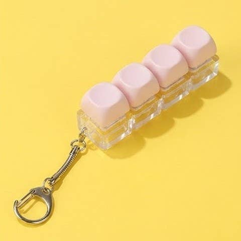 Keyboard Fidget Stress Relief Keychain