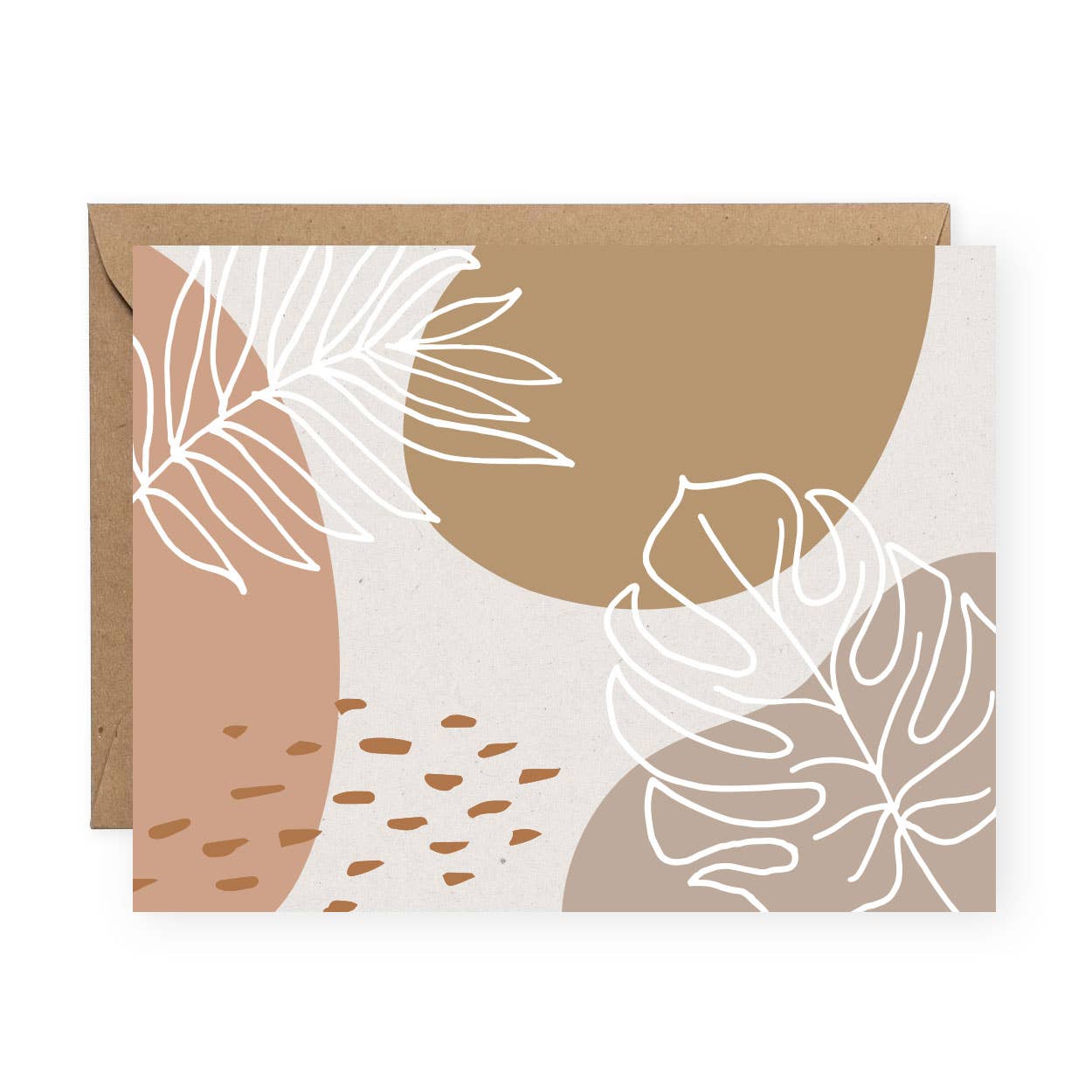 Modern Leafy Greeting Card (For Any Occasion)