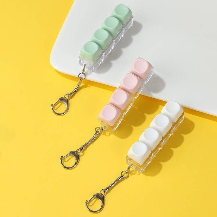 Keyboard Fidget Stress Relief Keychain