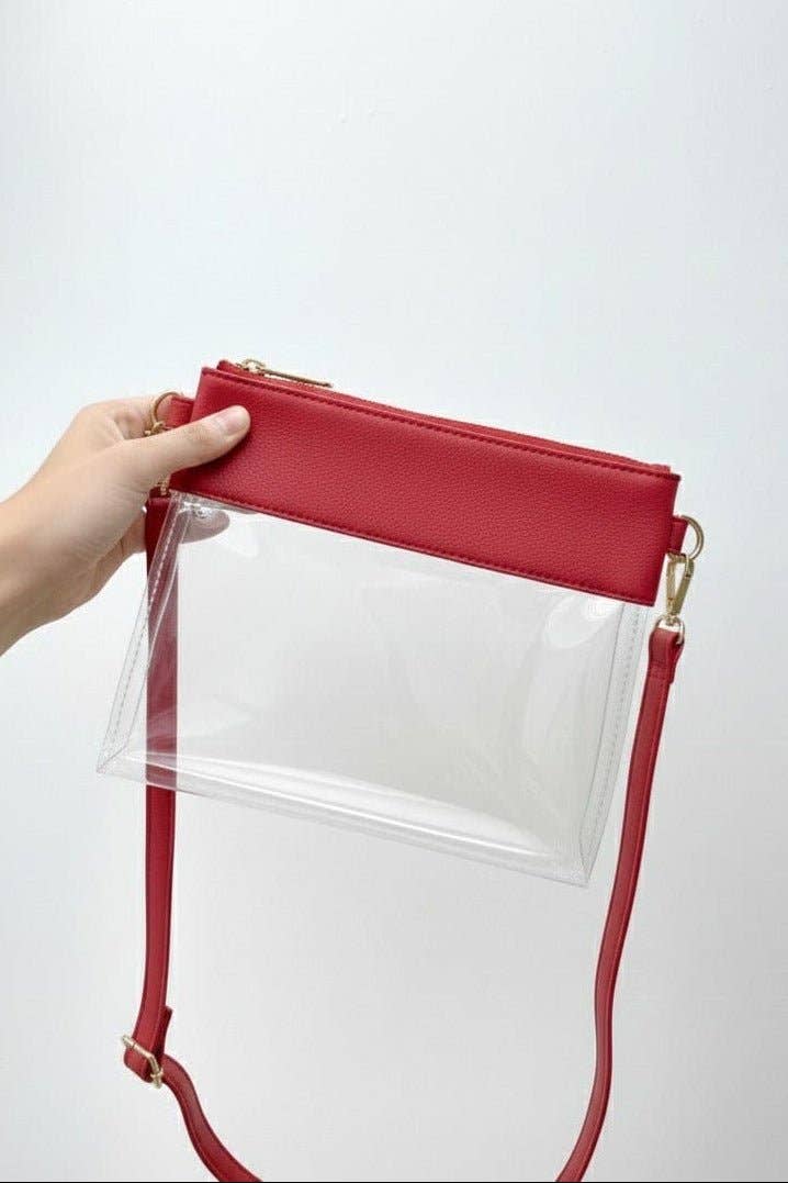 Game Day Clear Crossbody Bag/Clutch