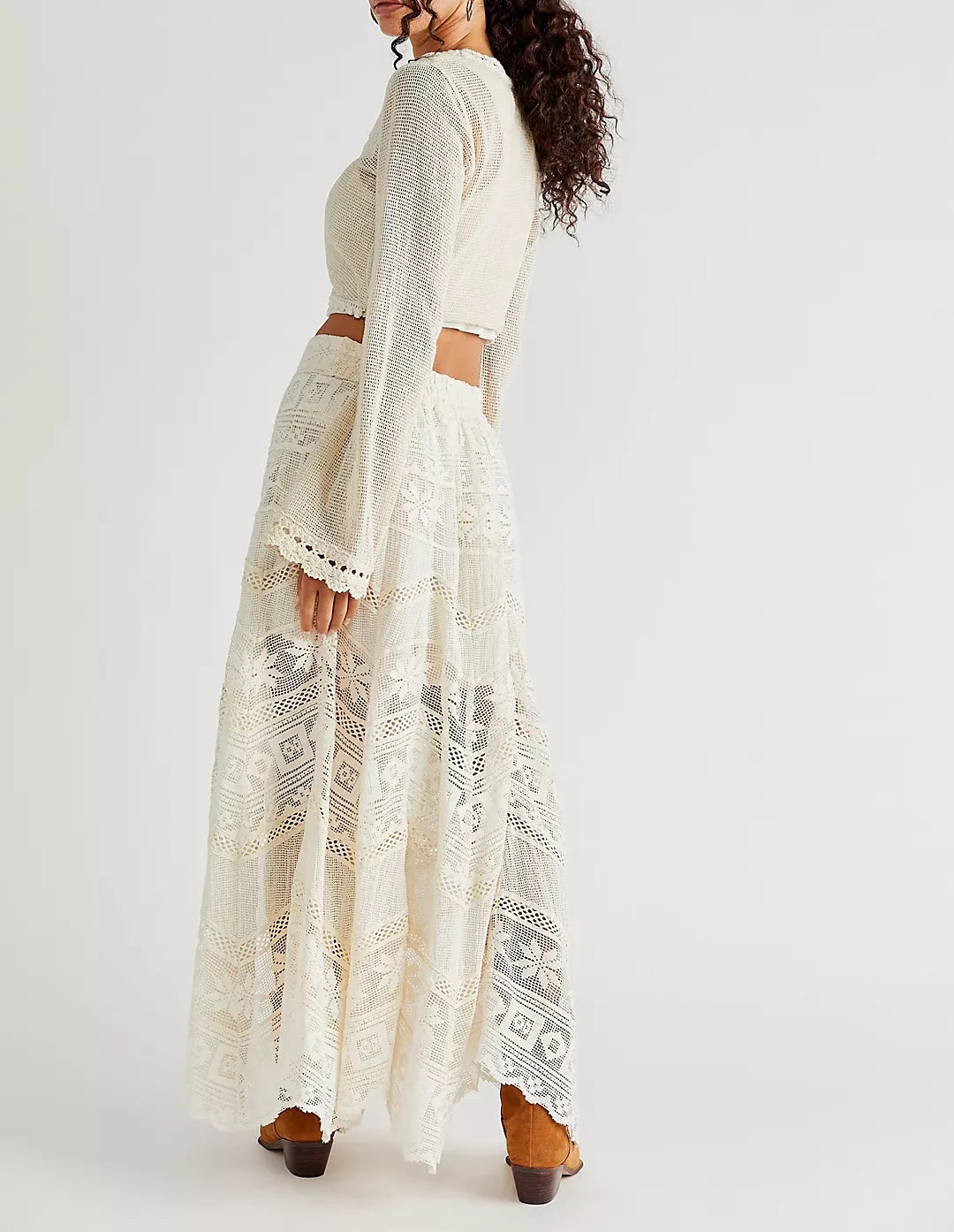 Free People Rebel  Maxi Skirt Tofu
