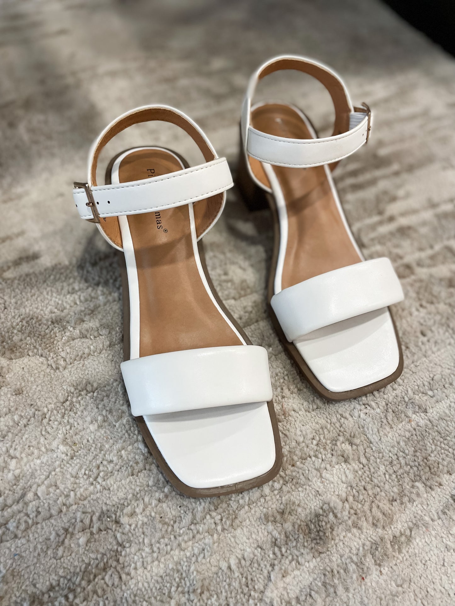 White Comfort Sandal