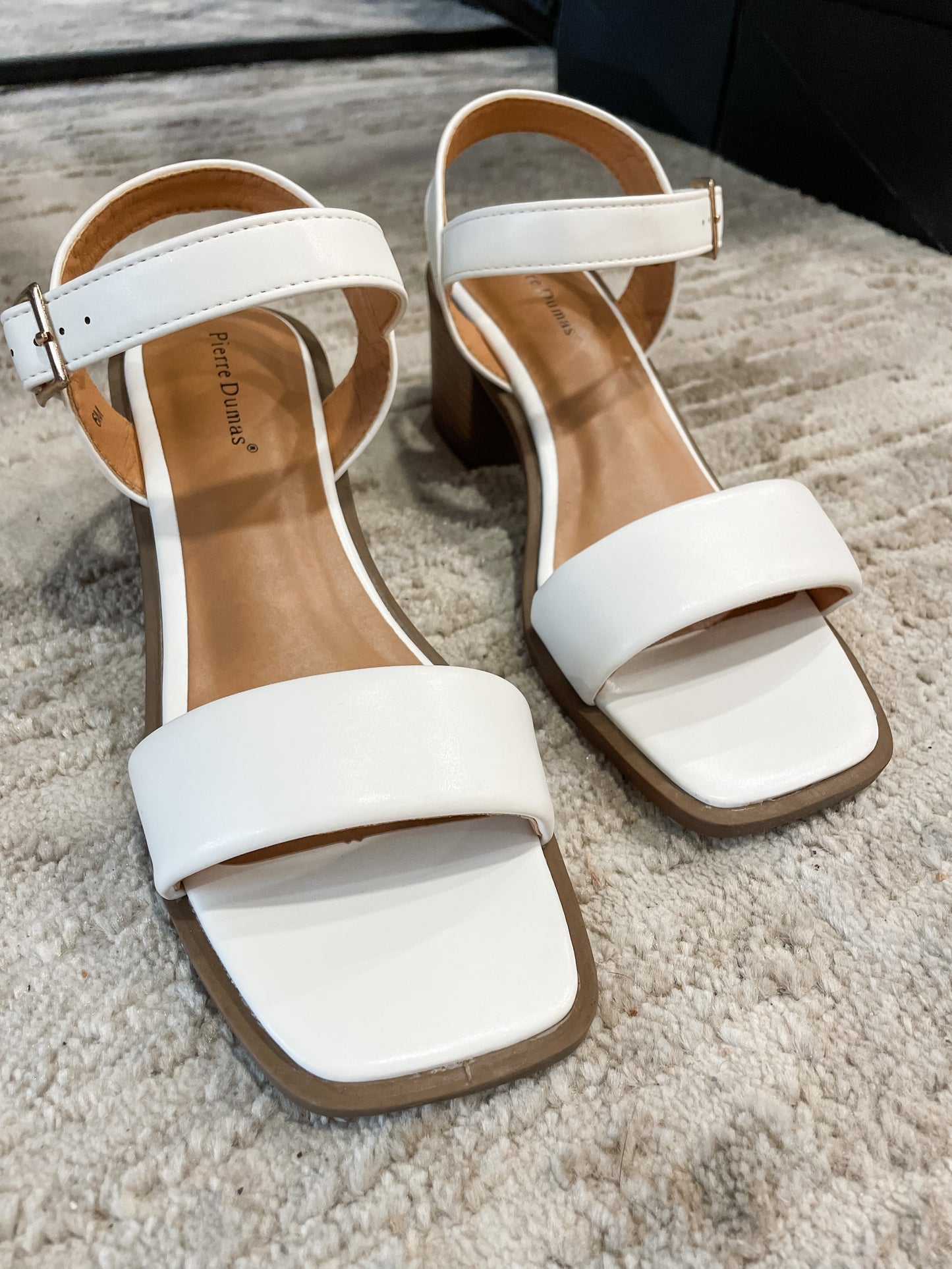 White Comfort Sandal