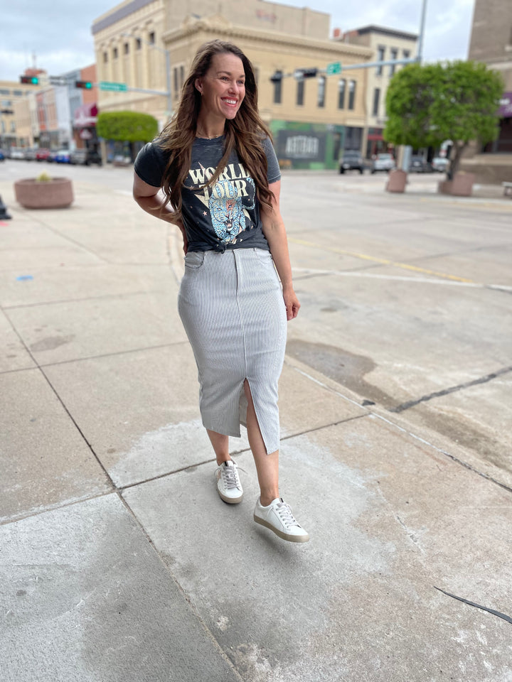 Sweet Striped Skirt