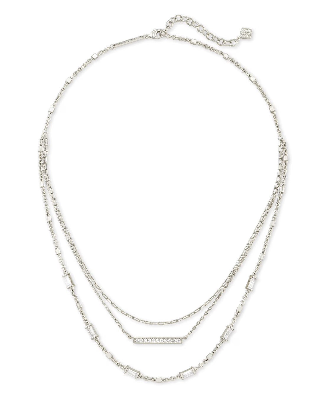 Addison Triple Strand - Silver