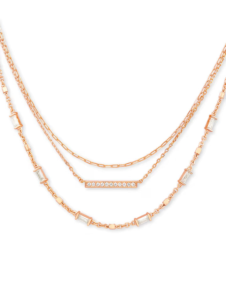 Addison Multi Strand Necklace - Gold