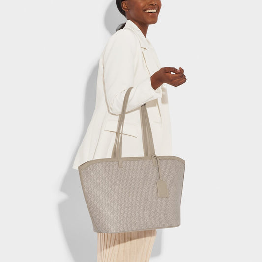 Signature Tote Bag - Taupe