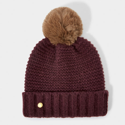 Plum Knit Hat