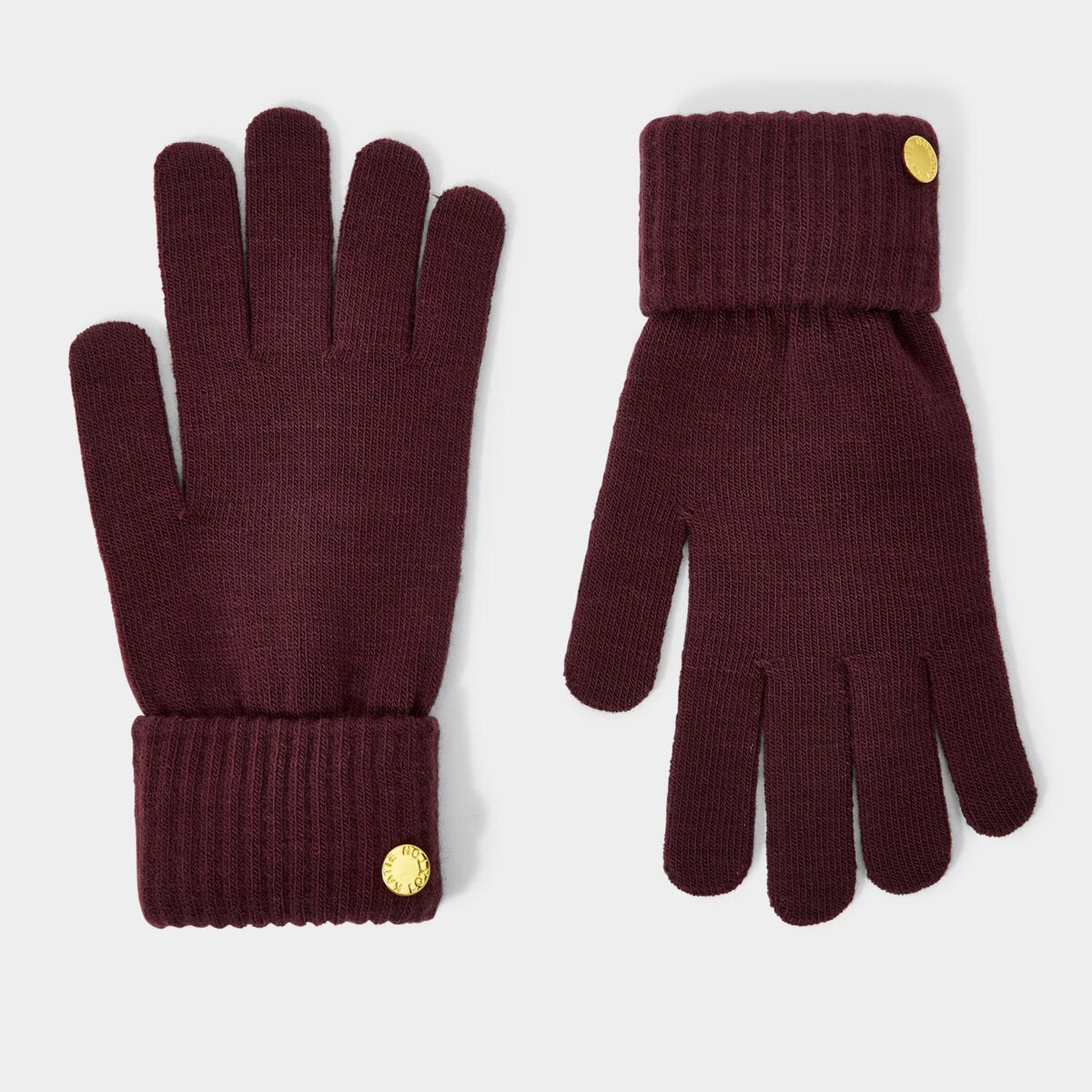 Plum Knit Gloves