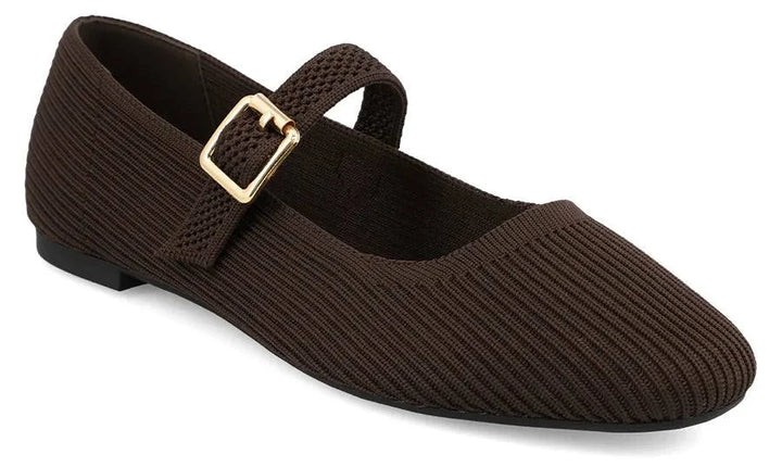 Brita Ballerina Flat || Chocolate