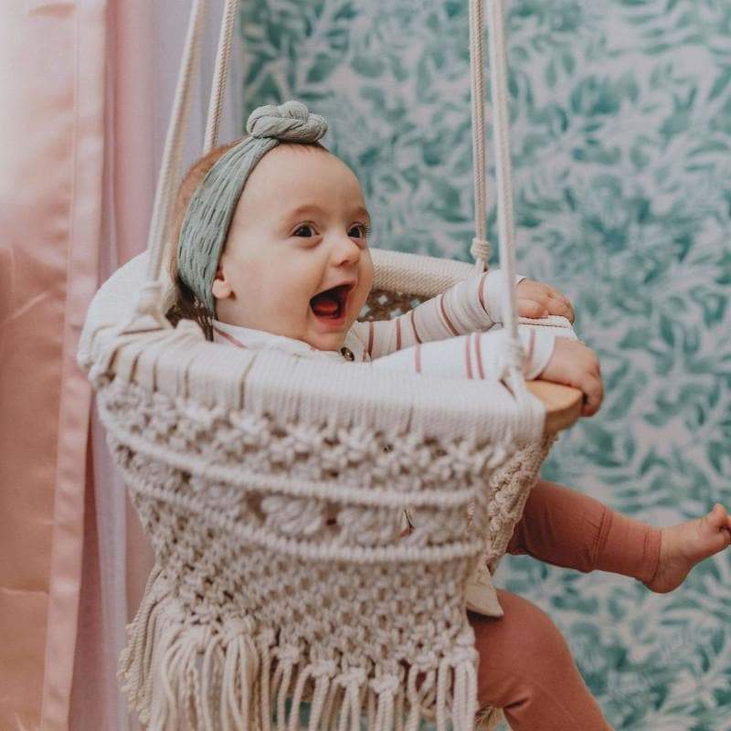 Macrame Baby Swing