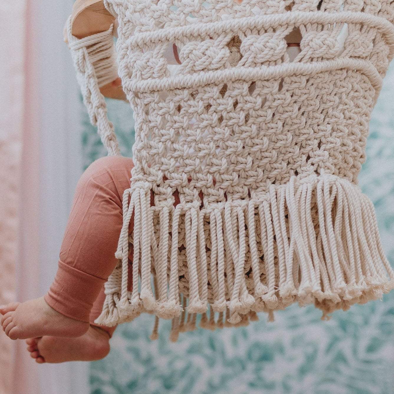 Macrame Baby Swing