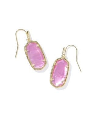 DANI DROP EARRING - Gold Azalea Illusion