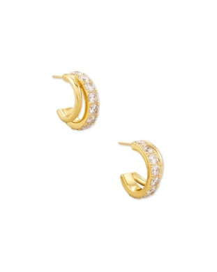 LIVY HUGGIE EARRINGS - Gold