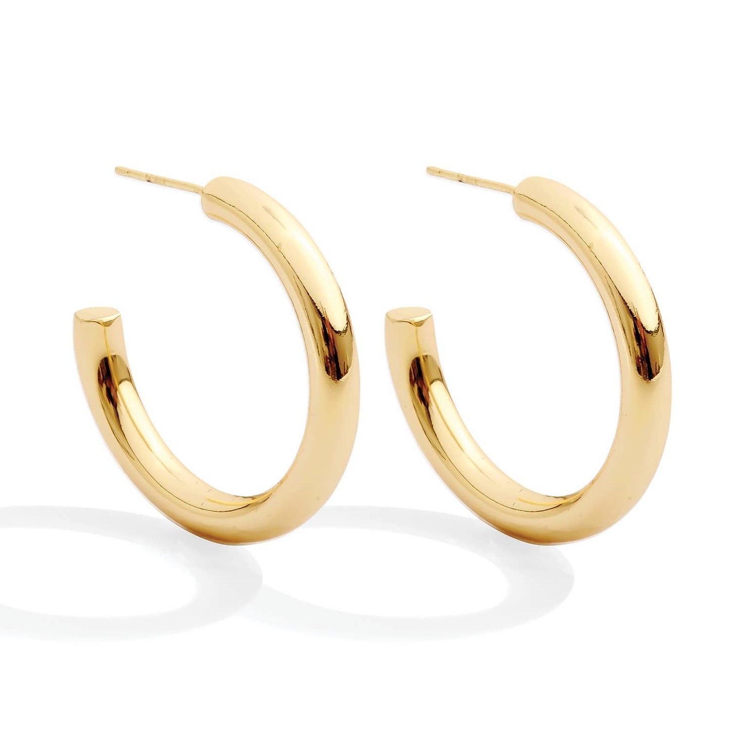 The Perfect Hoop Earrings: Gold