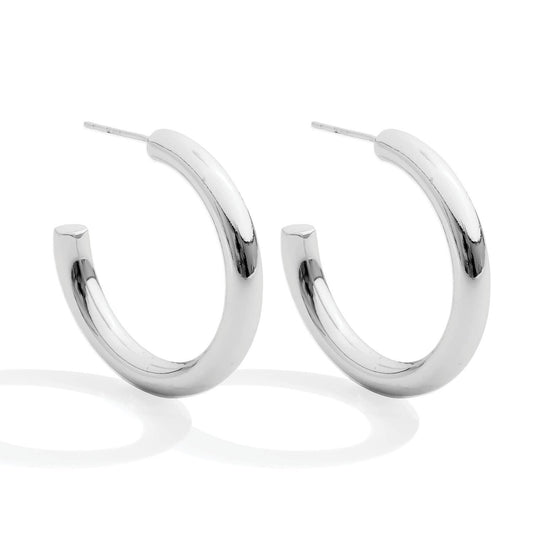 The Perfect Hoop Earrings: Silver