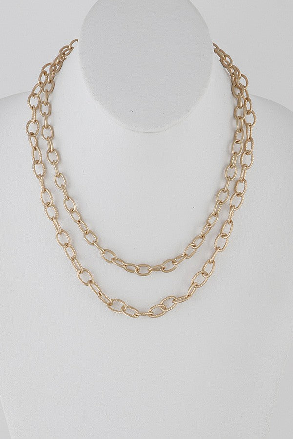 Double Layer Chain Gold