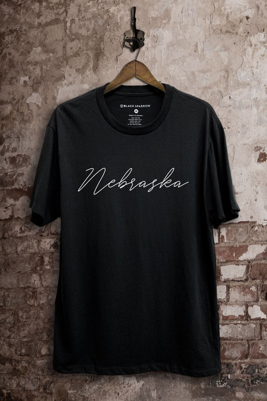 Nebraska Tee Black XL