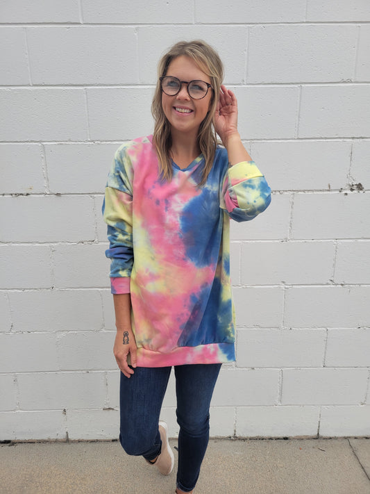 Groovy Tie-Dye Sweater