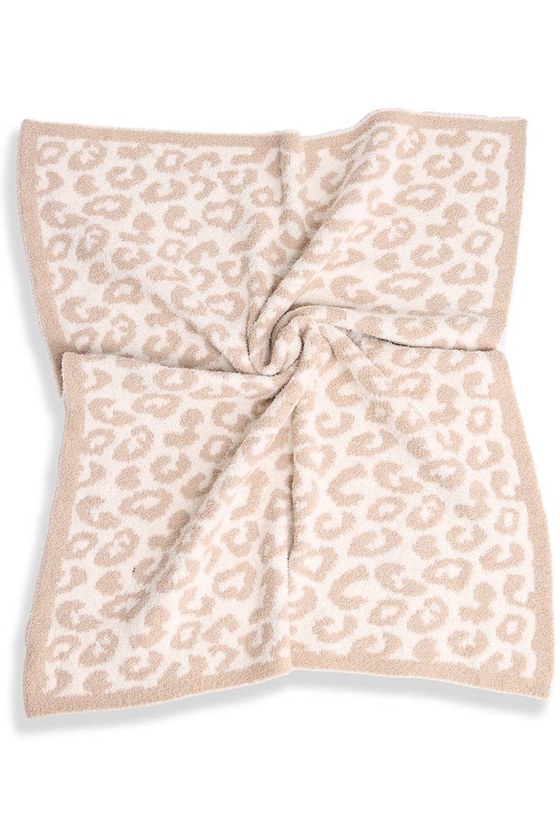 Kids Leopard Print Luxury Soft Throw Blanket