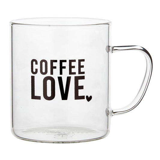 Glass Mug - Coffee Love