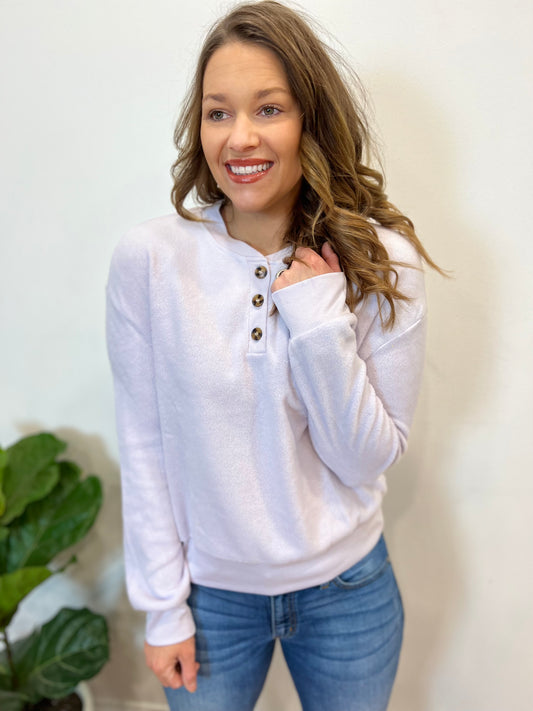 Buttoned Comfort Beauty Sweater